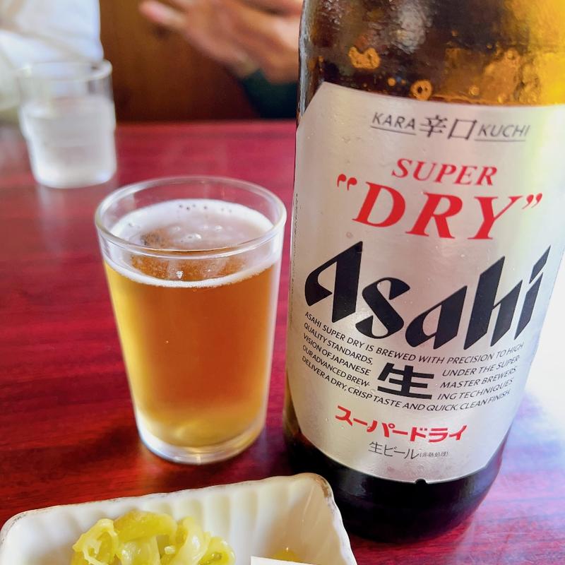 瓶ビール(アリランラーメン 八平の食堂 本店)