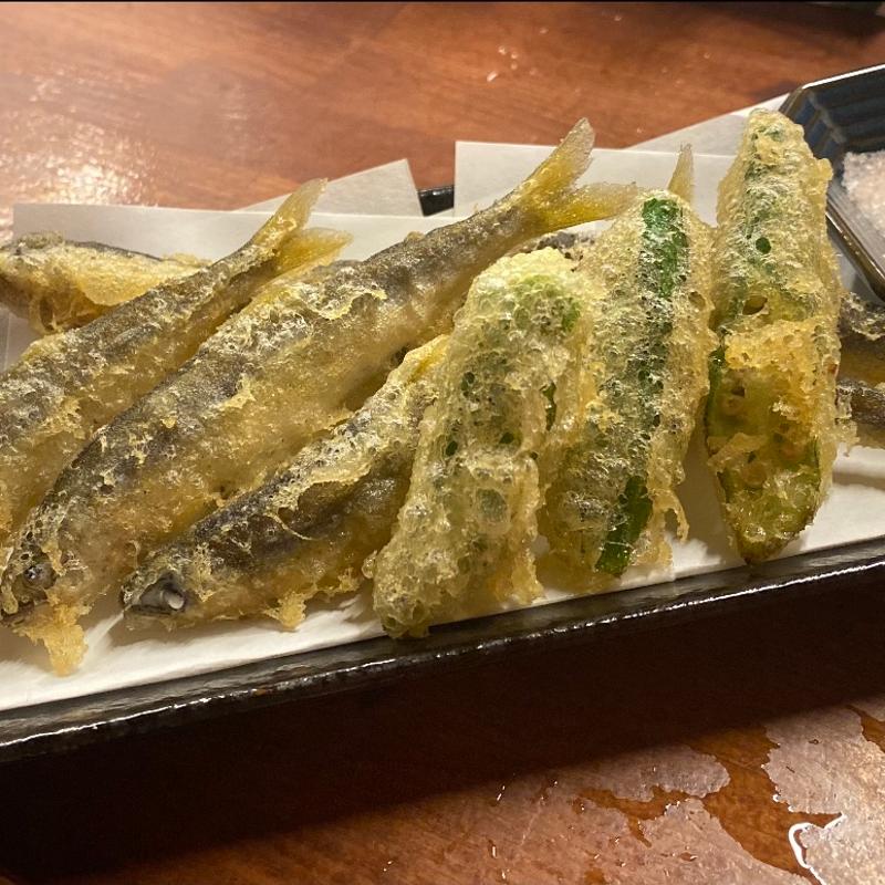 小鮎の天ぷら(成美屋 )