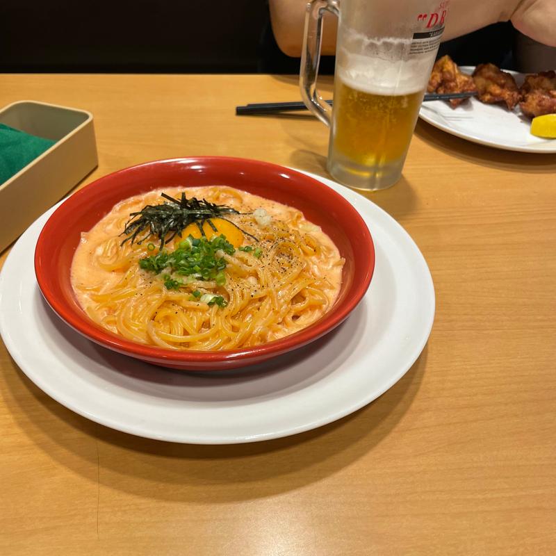 明太クリームカルボナーラ(ガスト 王子駅前店 )