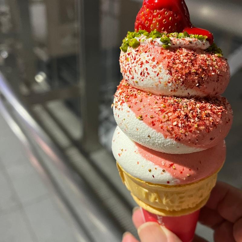 「とちおとめ」のショートソフト(とちおとめ×芭莉式)