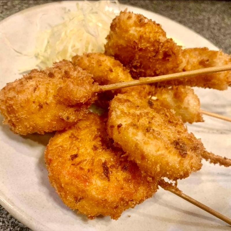 串カツ盛り合わせ(居酒屋 大漁)