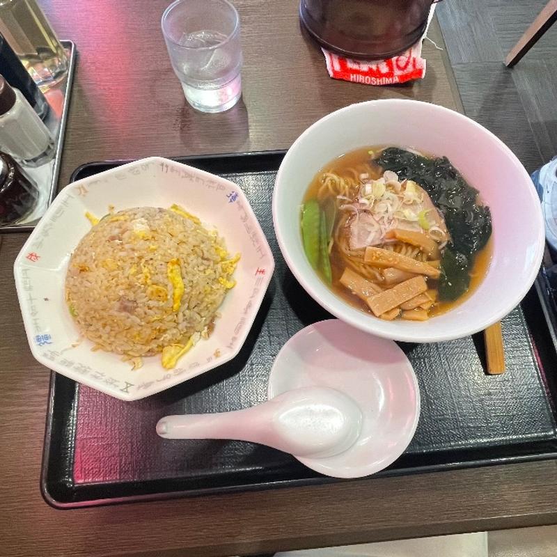 ハーフ&ハーフセット　4．炒飯+半ラーメン(ほっかい 尾山台店)