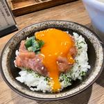 ミニ梅（マグロ丼茶漬け）(だし麺屋ナミノアヤ)