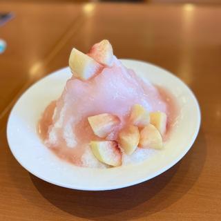 氷 桃ミルク(デニーズ 西国分寺店 （Denny's）)