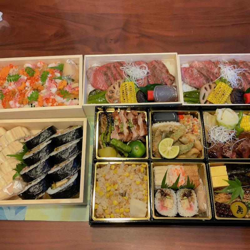 テイクアウト弁当4種(ザ・リッツカールトン大阪　日本料理　花筐)