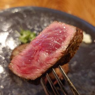 福島和牛ランプ肉炭火焼き(リストランテ マルテッロ)