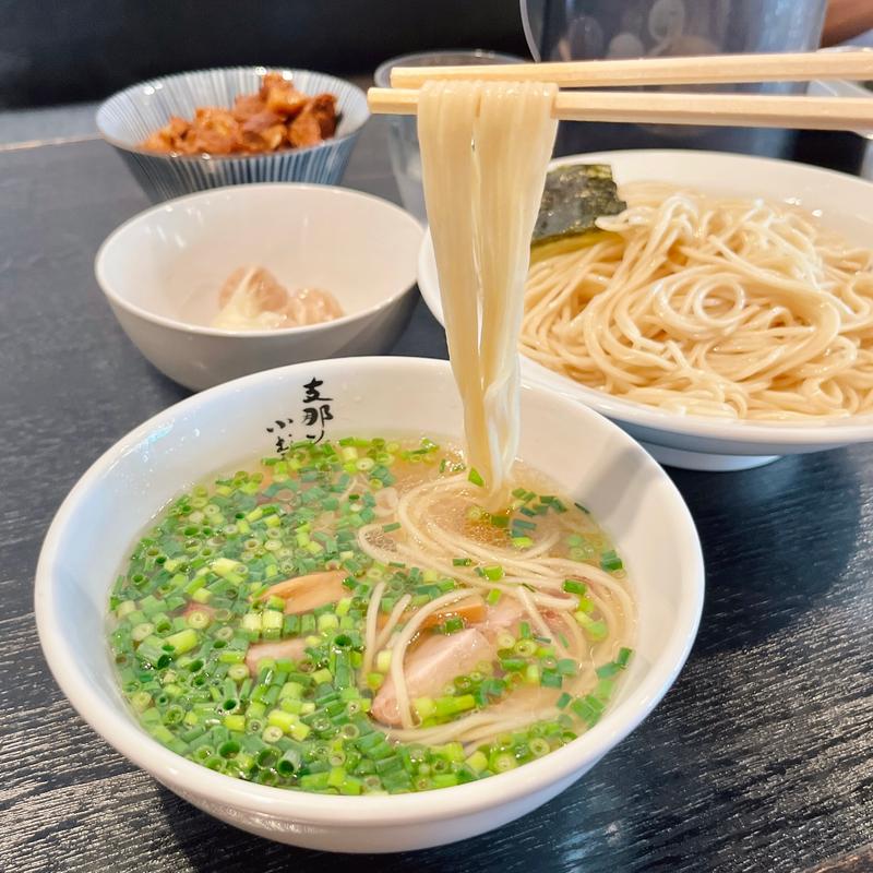 ワンタンつけソバ塩(支那ソバ　小むろ )