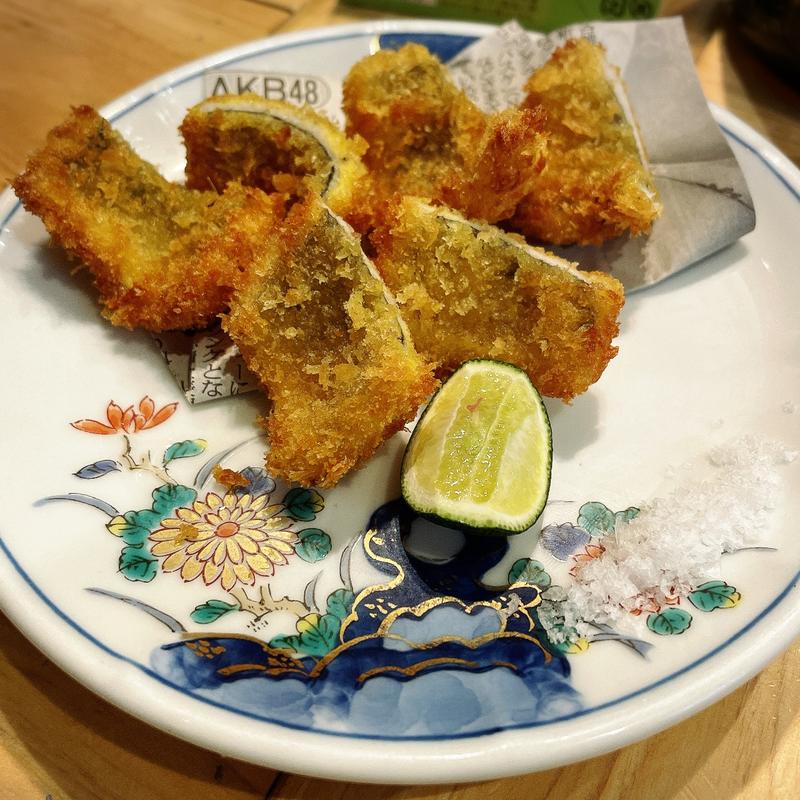 鱧フライ すだち塩(大衆酒場 チャン栓チャン)