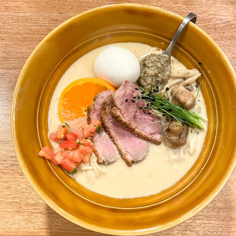 限定　冷やしシャンピニオンらーめん(海老丸らーめん)