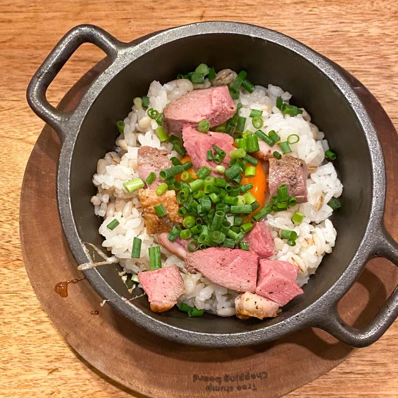 限定　マグレドカナールのリゾット(海老丸らーめん)