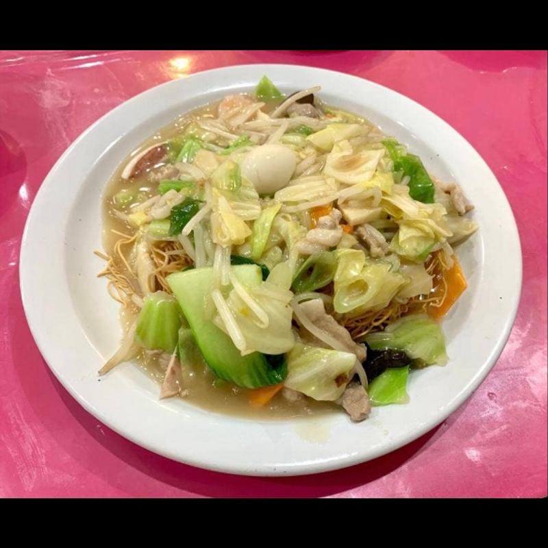 揚げそば(餃子の王将 志紀駅前店)