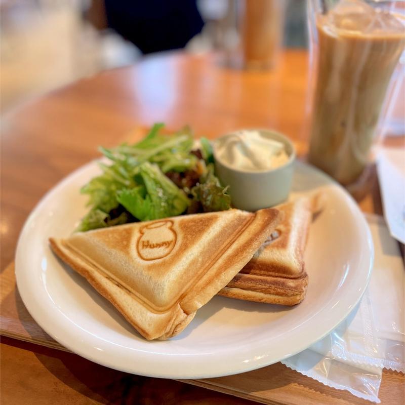 ホットサンド(ハニー珈琲 高宮店)