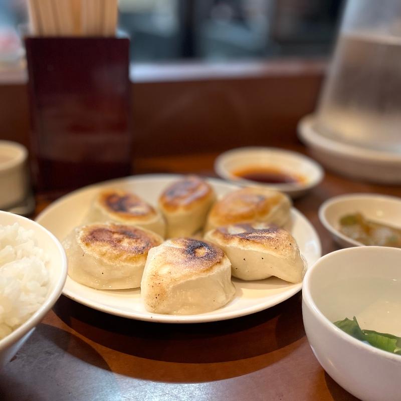 餃子セット(ライス大盛り)(でっかい餃子 曾さんの店)