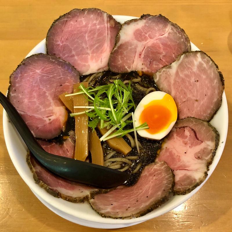 冷製焼豚トマトブラック(麺人 ばろむ庵 )