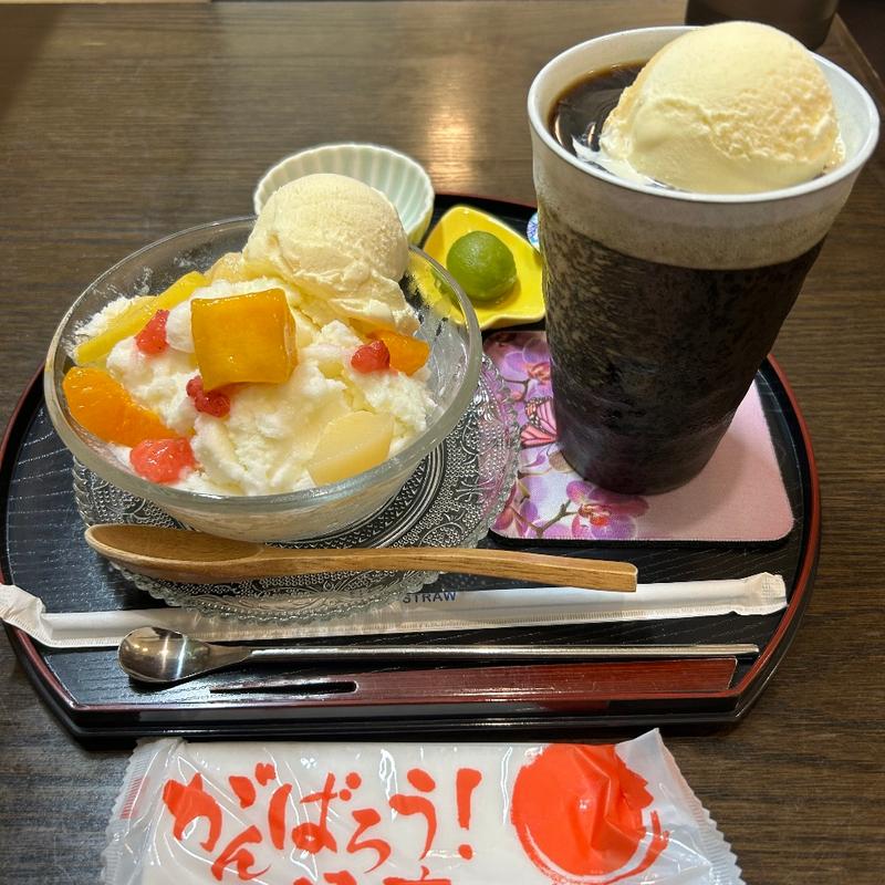 かき氷（味付き氷）(築地 胡蝶)