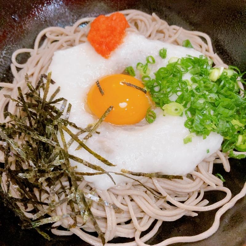 山かけそば（冷）(栄家)