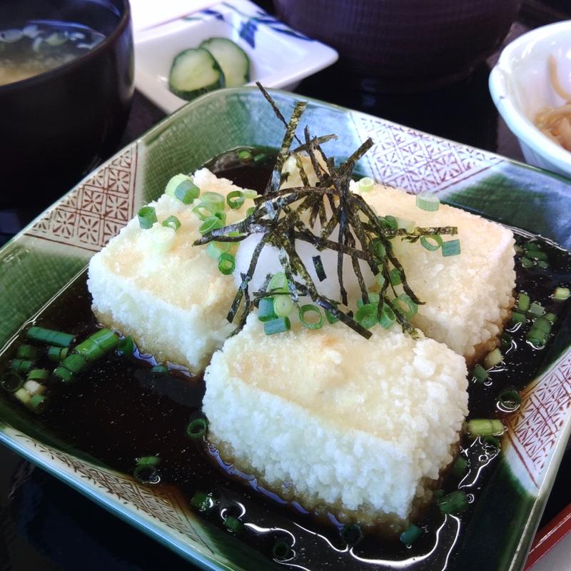 揚げ出し豆腐定食(ゆのさわ )