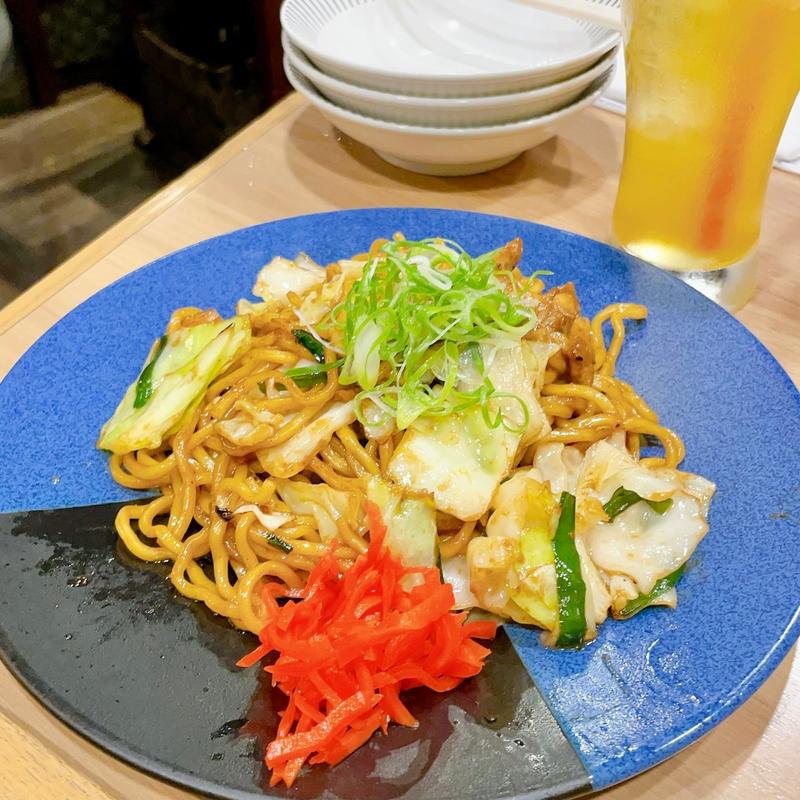 焼きラーメン風焼きそば(俺のやきとり 銀座9丁目)
