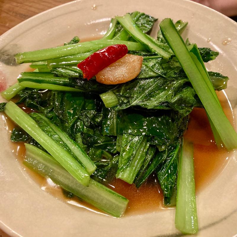 青菜炒め(ISOBE HOUSE)