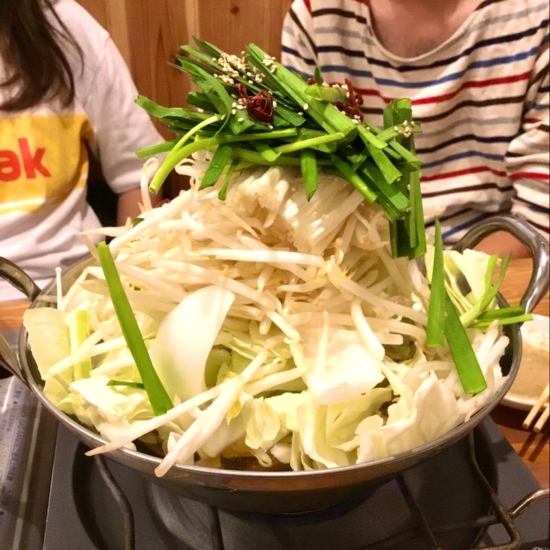 もつ鍋(とりとり亭 道徳店)