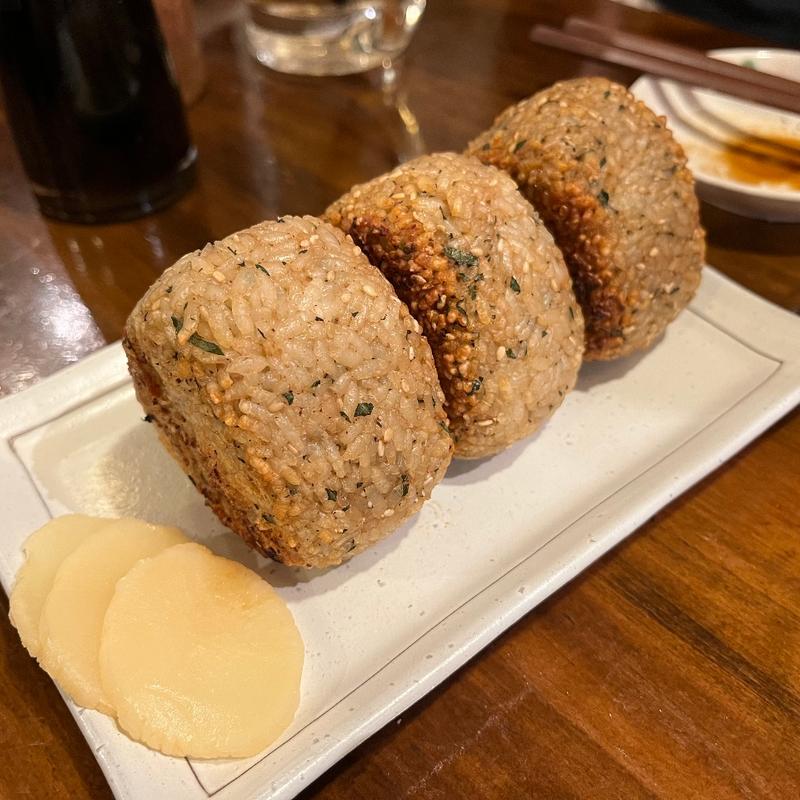 焼きおにぎり(のんき 赤羽店 （もつやき のんき）)