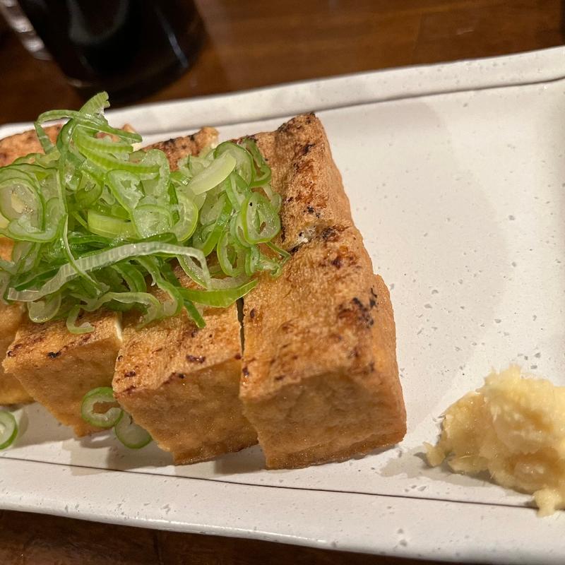 あつあつ厚揚げ(のんき 赤羽店 （もつやき のんき）)