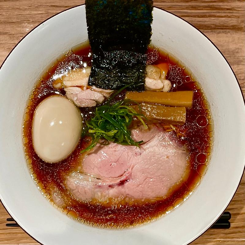 味玉地鶏醤油そば(中華蕎麦みうら)