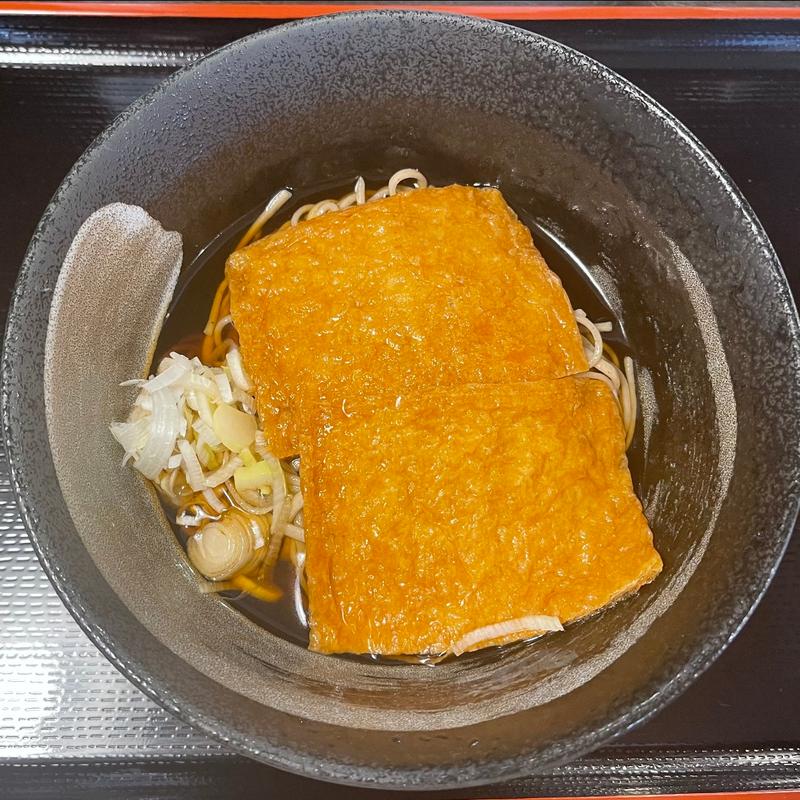 冷やしきつねそば(雷神)