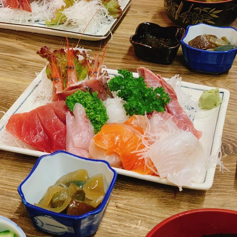 お刺身定食(田舎茶屋ゆきちゃん )