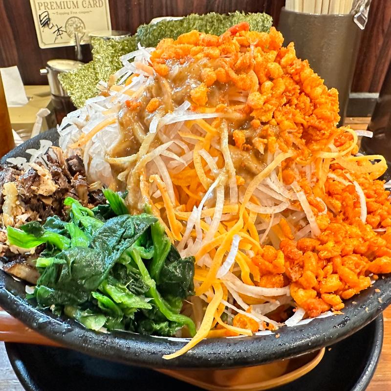 二郎系冷しまぜそば(横濱家系らぁめん 辻田家 石橋店)