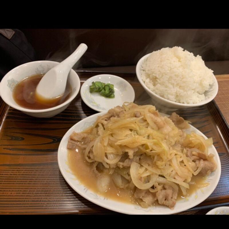 スタミナ炒め定食(珍來総本店直営 梅島店)