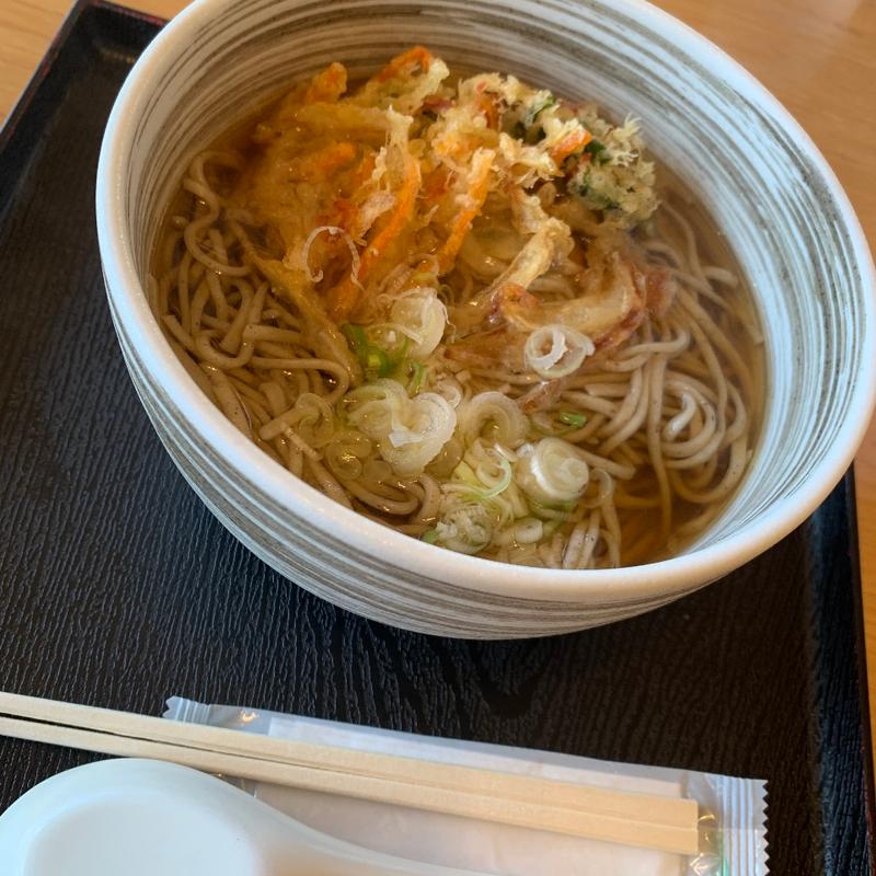 かき揚げそば(道の駅ふたつい きみまちの里 )