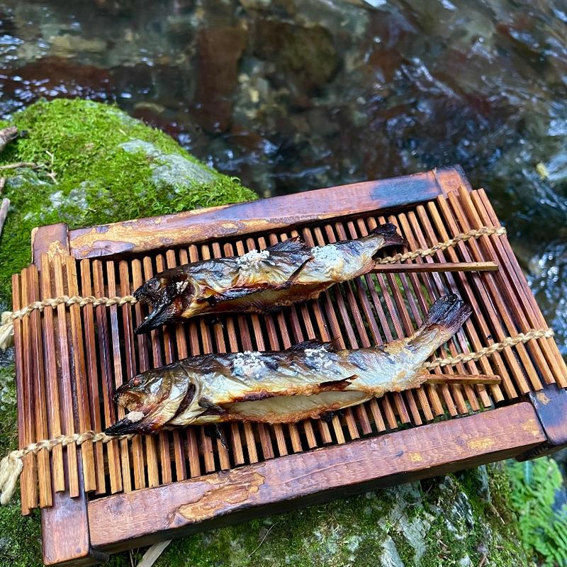 やまめの焼き枯らし(やまめの牧場)