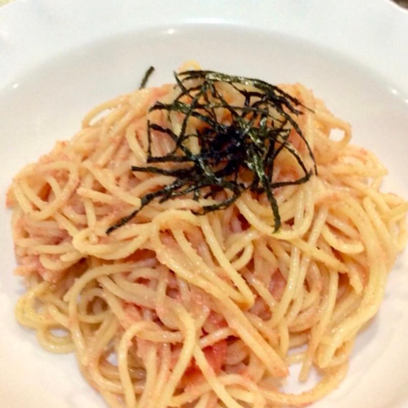 和風明太子パスタ(シェルブルー)