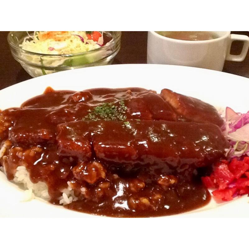 洋風カツ丼(デミグラスソース)(洋食 松キッチン)