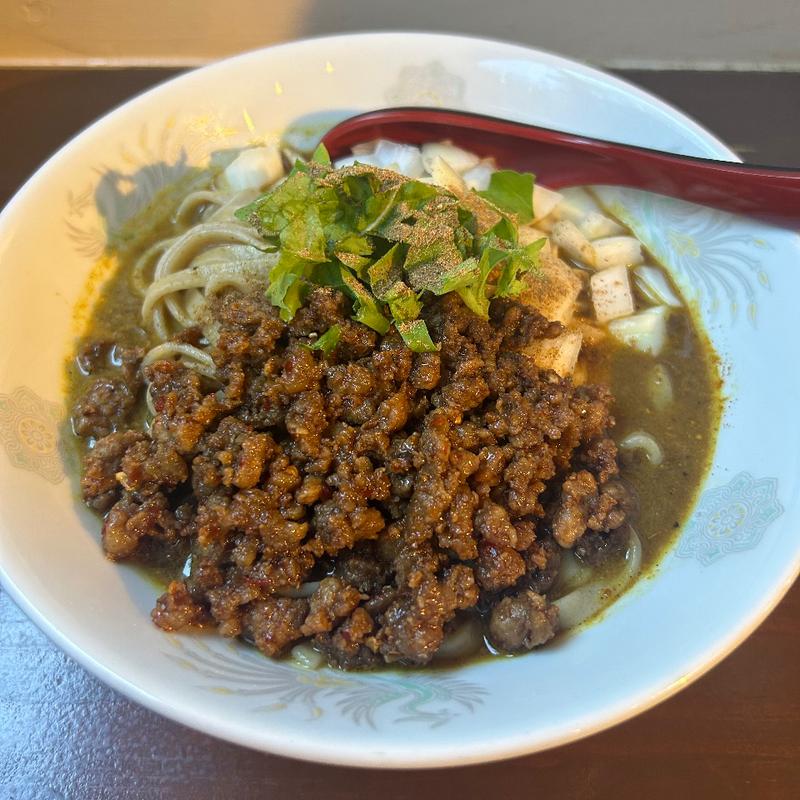 だしカレーまぜそば(晴耕雨読)