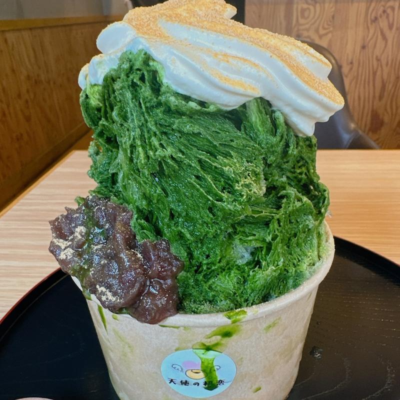 極・まっ茶こおり(葛飾区初のエスプーマかき氷専門店 天使の初恋)