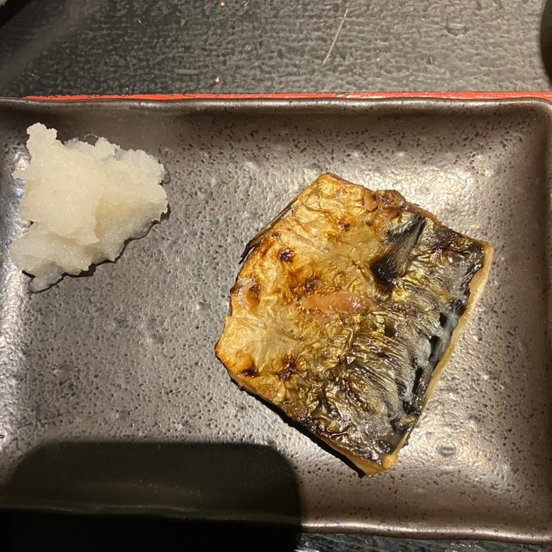 サバ塩焼き(蕎麦切り くろ)