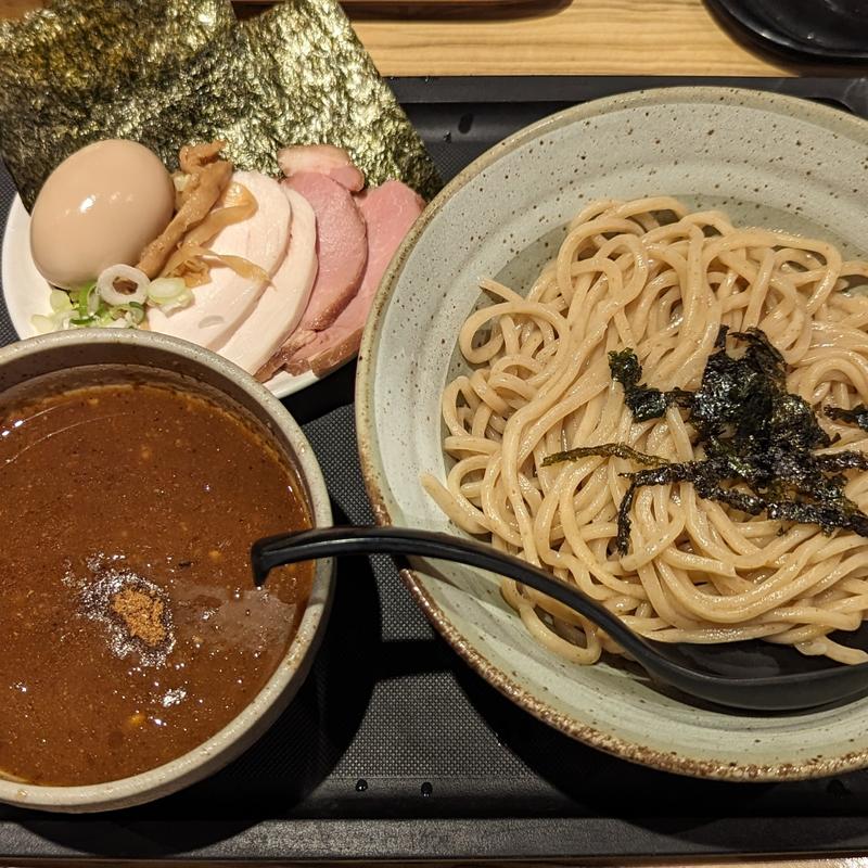 特製熱盛り魚介のつけ麺(麺屋百式 西小山本店)