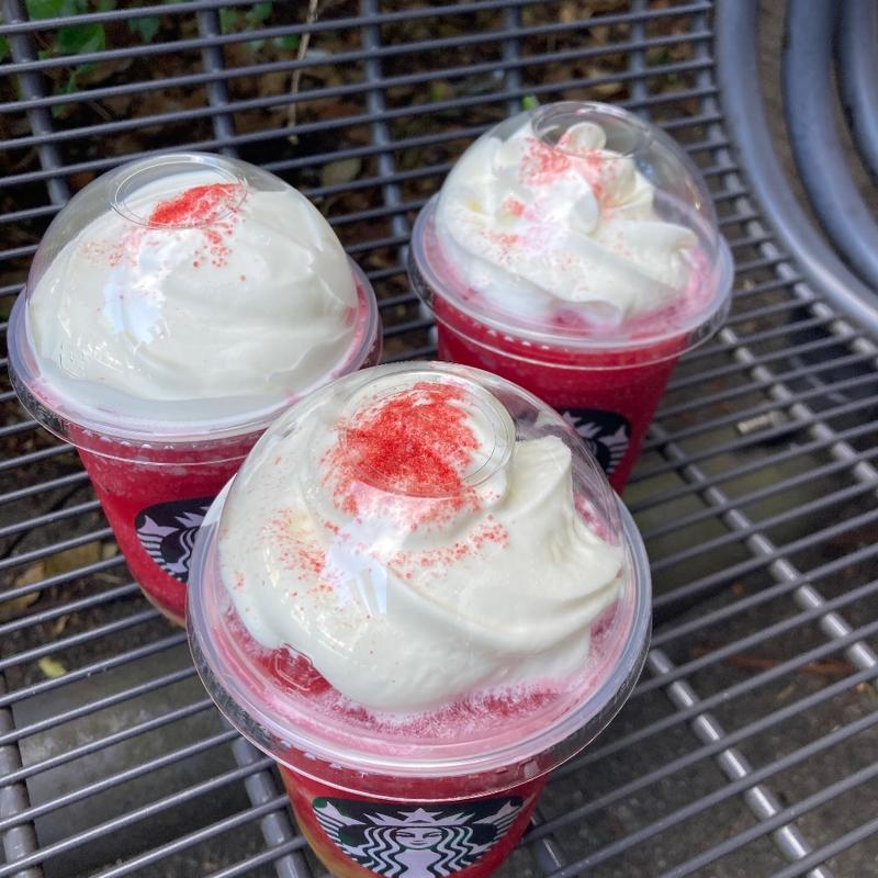 ガブリスイカフラペチーノ(スターバックスコーヒー 新横浜店)