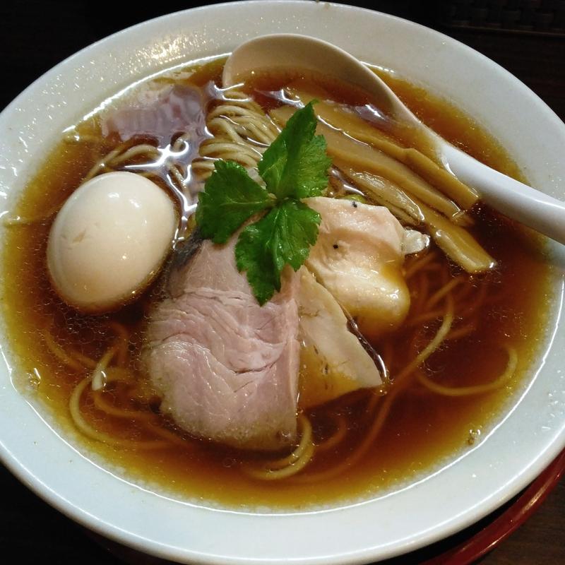 熟玉飛魚だし醤油そば(だし廊)