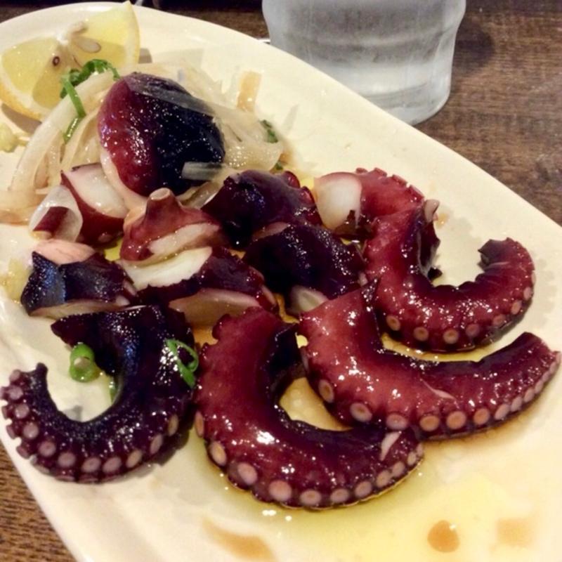 明石だこの姿造り(ハーフ)(多幸屋2組)