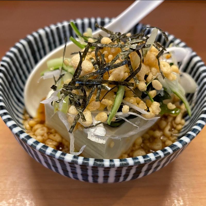 たぬき冷奴(大衆酒場 五の五 ぴおシティ桜木町店)