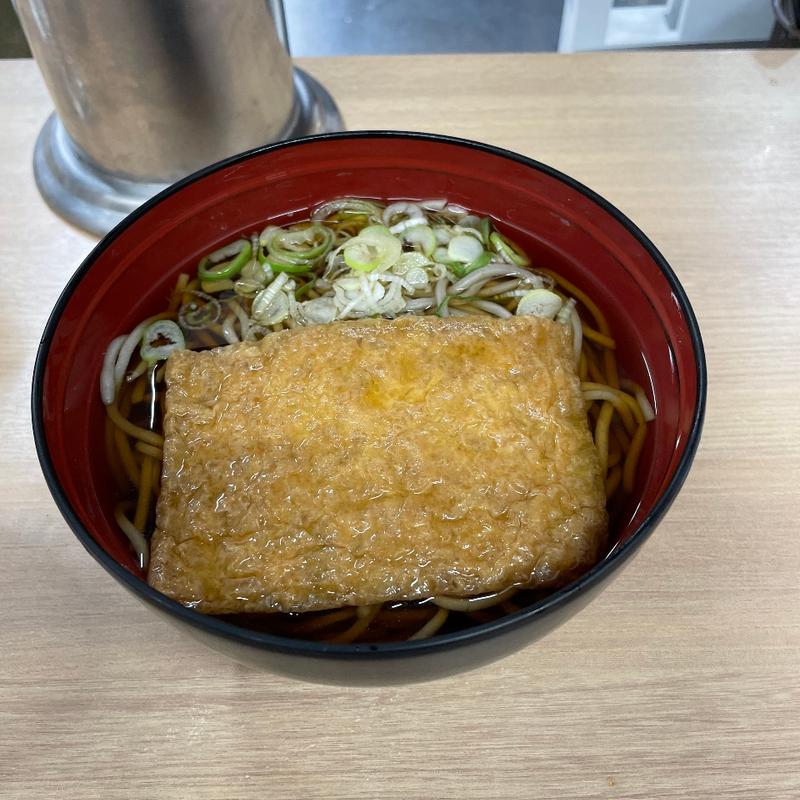 きつねそば(立ちそば処鷹 郡山)