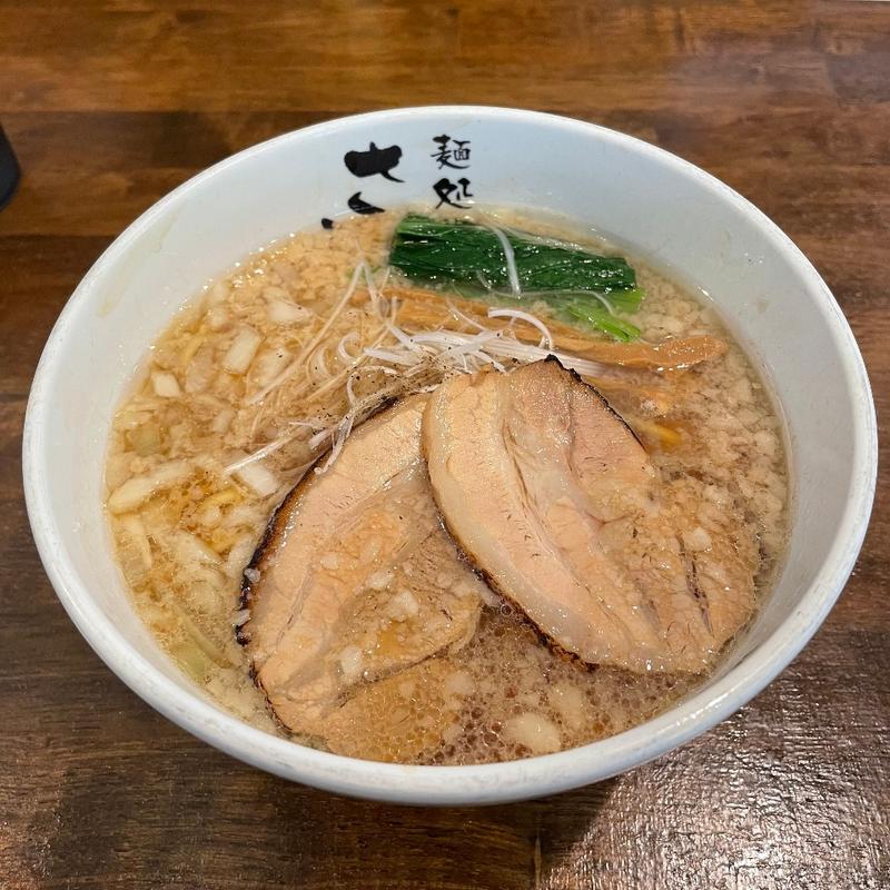船引背脂醤油ラーメン(麺処さとう 船引店)