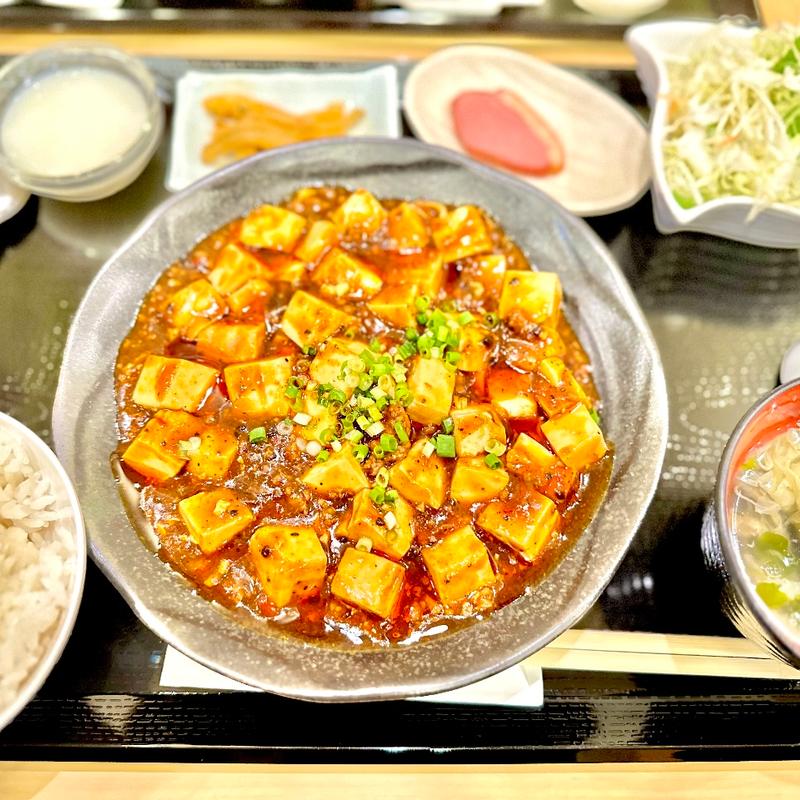 麻婆豆腐セット(梅亭)