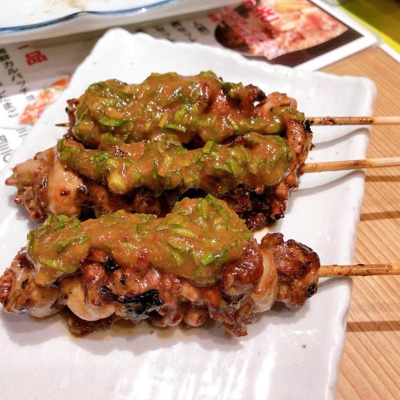 とりホルモン串(みこはち屋)