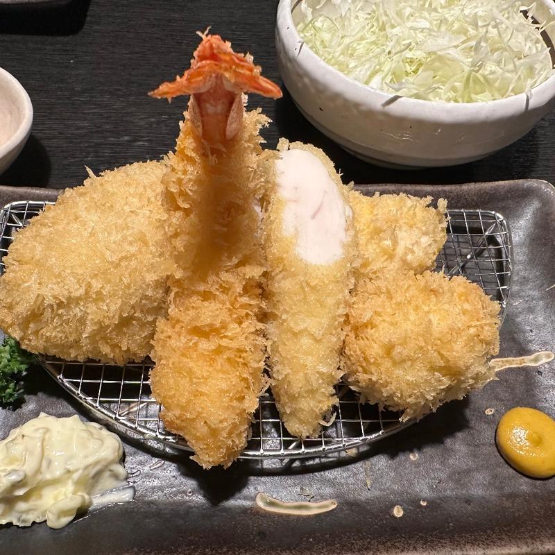 ミックスフライ膳(イマカツ 六本木本店)