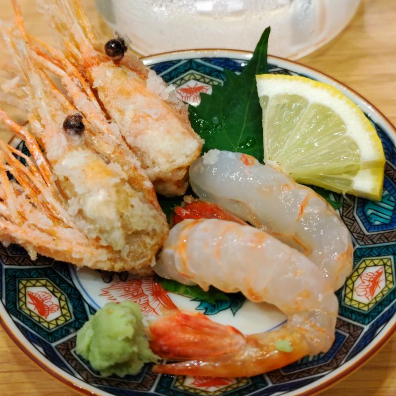生ボタン海老(魚と酒はなたれ 野毛五番街店)