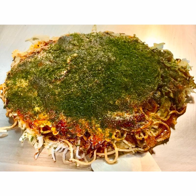 そば肉玉＋イカ天(お好み焼き 八昌)